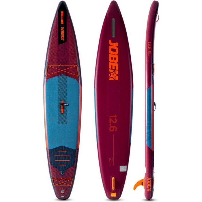 2024 Jobe Aero Neva SUP Board 12.6 Paket 486423021-PCS - Lila / Orange